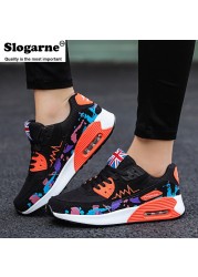 Women Sports Shoes New Fashion Breathable Trainers Students Casual Leather Tenis Feminino Sapato Women Flats Zapatillas Mujer