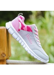 Women Casual Shoes Fashion Breathable Walking Mesh Flat Shoes Woman White Sneakers Women 2021 Tenis Feminino Gym Shoes Sneakers