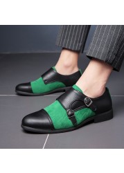 Men's formal shoes 2020 fashion patent leather dress shoes men's spring and autumn brand business office wedding shoes men shoes