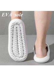 lucifer soft sole home slippers fashion women buckle thick platform sandal woman 2022 summer non-slip flip flops