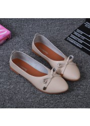 New Fashion Casual Summer Shoes Elegant Comfortable Ladies Fashion Flats Leisure Butterfly Knot Female Flat Shoes Women Shoe