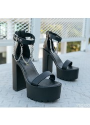 2022 Summer Women Pumps Shoes Women Heels Sandal Desinger High Heels Shoes Platform Shoes Party Culb Gothic