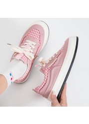 2022 women casual platform sneakers running fashion comfortable pink canvas shoes hh9 st all-match student skateboarding shoes