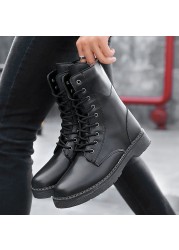 Ankle Boots Men 2020 Spring And Autumn Fashion Casual Shoes Male Punk Style Shoe Men Lace-up Casual Sneakers Motorcycle Unisex