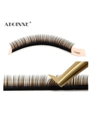 Abonnie bottom lashes matte black dark brown mink lashes tray lower eyelashes extension mixed lashes tray all size selous