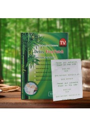 40pcs=2box Bamboo Detox Foot Patch Helping Body Detoxify (20pcs Sticker and Adhesives) Feet Spa Herbal Medical Plaster