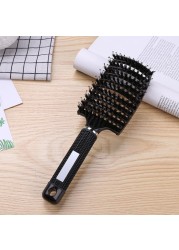 Hair Scalp Massage Comb Bristle Brush Nylon Women Wet Dry Curly Detangling Hair Brush Salon Hair Styling Tool Dropship