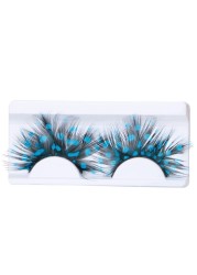 1 Pairs False Feather Eyelashes Exaggeration Ballet Masquerade/Party Feather Eyelashes Special Art School