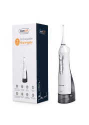 Oral Irrigator USB Rechargeable Water Flosser Portable Dental Water Jet 300ML Water Tank Waterproof Teeth Cleaner