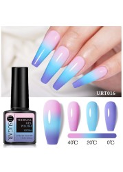 UR SUGAR Thermal Nail Polish Shiny Sequins Effect Color Change Gel Varnish All For Manicure Nails Art UV Semi Permanent Gelak