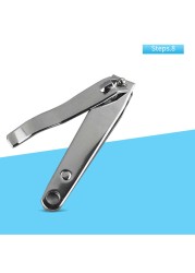 Home Manicure Callus Remover Pedicure Tools Kit Nail Clippers Foot File Rustproof Salon Stainless Steel Portable Multifunction