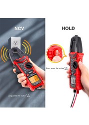 KAIWEETS AC DC Digital Clamp Meter Multimeter Penza Ampremetrica True RMS High Precision Capacitance NCV Ohm Hz Tester