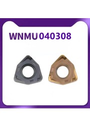 Alloy Tool WNMU040304 EN WNMU040308 Double-sided Hexagonal Quick Feed Milling Insert Replacement APMT1135 Milling Insert