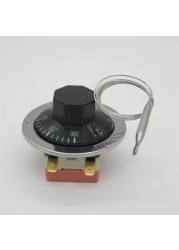 Thermostat-sensor temperature control switch, AC 16A, for electric oven, 50-300C disc, specially designed thermocouple