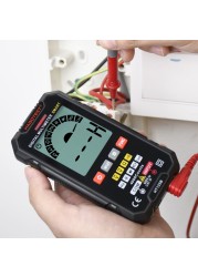 HABOTEST DMM HT125 Digital Multimeter Professional Automatic Intelligent Capacitance Ohm Dual Wired Continuity AC DC 600V