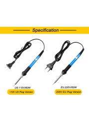 Electric Soldering Iron Welding 220V Tin Soldering Iron With Usb Regulator Welding Tin Soldering Machine Welding Kit