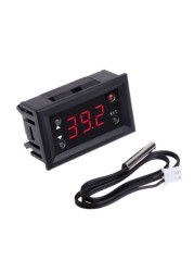 Car Voltage & Water Temperature Meter Voltmeter Thermometer 12V/24V LED Display N12 20 Dropshipping