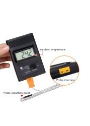 Temperature Meter K Type LCD Digital Thermometer with Thermocouple Probe -50 -1300 Degree