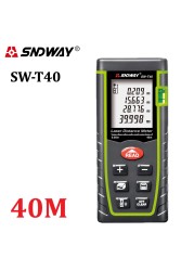 SNDWAY Distance Meter, 40m 60m 80m 100m Building Measurement - Inspection