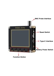 FNIRSI-138 Pro Handheld Digital Oscilloscope 2.5MSa/s 200KHz Analog Bandwidth Support Auto, 80Khz PWM and Firmware Update