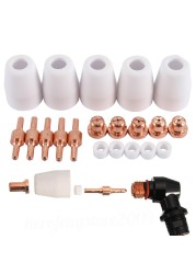 100pcs Plasma Cutter Electrode And Nozzle Kit Consumable Accessories For PT31 CUT 40 50 Plasma Cutter Welding Tools