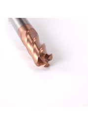 AUG Tool Corner Radial End Mill CNC R Bull Nose Milling Cutter Tungsten Carbide Steel Metal Router Tool R0.5 R1 4 Flutes