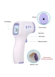 الأصلي UX-A-03 النسخة العالمية Termometro دقيقة شاشة LED رقمية عدم الاتصال الحرارة مؤشر قياس درجة الحرارة