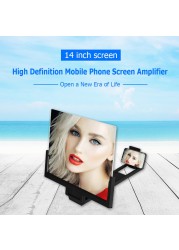 14 inch mobile phone screen magnifying glass folding video screen amplifier for mobile phone holder screen magnifier