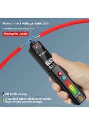 BSIDE Digital Multimeter Pen Multimeter Intelligent DC Voltmeter AC Voltage Meter Auto Voltage Impedance Capacitance Continuity Tester NCV Hz