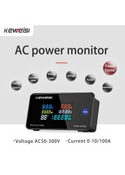 KWS-AC300 100A Digital Energy Meter Voltmeter Ammeter Wattmeter KWS Power Energy Meter Electric Meter With Reset Function