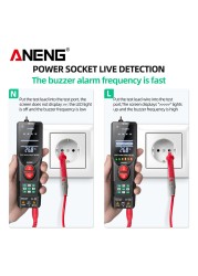 ANENG AN998 Automatic Digital 6000 Counts Professional Multimeter Electric Auto Ranging AC/DC Voltmeter Temperature Ohm Hz Detector Tool