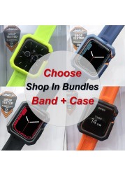 Sport Band for Apple IWatch Series SE 44mm 40mm Bracelet Strap for Apple Watch 7 6 5 4 3 41mm 45mm 42mm 38mm Silicone Watchband