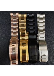 Watch Strap 904L Stainless Steel New Arrived High Quality 22mm Stainless Steel Watch Band Watch Strap Gold Strap