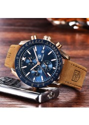 BENYAR Men Watches Luxury Brand Silicone Strap Waterproof Sport Quartz Watch Chronograph Military Men Watch Relogio Masculino