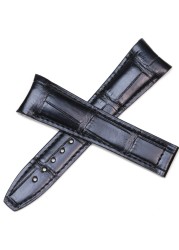 Watch Accessories suitable for FC Frederique Constant Classics Genuine Leather Strap Alligator Skin Leather Watch Band