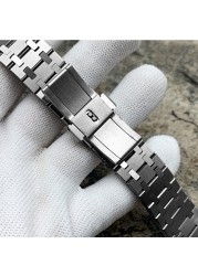 3rd الجيل GMA2100 معدنيا Watchbands إسكان الساعة من الفولاذ المقاوم للصدأ حزام (استيك) ساعة ل GMA-2100 استبدال مع أدوات مسامير