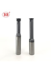 BB 1 Teeth Thread Milling Cutter Tungsten Carbide CNC Steel Machining Aluminum 60 Degree M1.2 M1.6 M2 M2.5 M3 M4 M5 M6 M8