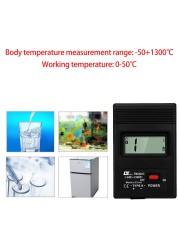 Digital Thermometer TM902C Digital Thermometer Tester Thermometer Thermometer Needle Probe 1300C for Laboratory Factory