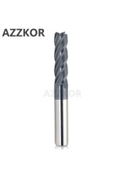 Lengthen Hrc50 Corner Roughing Alloy Coating Tungsten Steel Tools 100L Cnc Maching Top Milling Cutter Kit Milling 4F Endmil