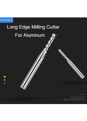 End Mill Aluminum Milling Cutter Edge Lengthened 3 Flute Metal Cutters 0.3 0.4 0.5 0.6mm 1.2 1.4 1.8mm 0.8mm Carbide Computer Tools