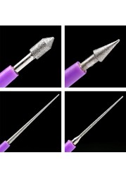 4pcs/lot Diamond File Needle Set Wood Rasp Lapidary Ceramic Sharpening Tool Gringding Carving Repair Cutting Files Kit