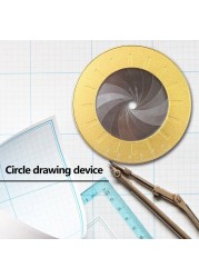 Adjustable Circle Drawing Ruler Small Tool Measuring Drawing Circular Compass for Woodworking Professional Measuring Gauge Tool