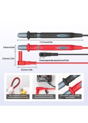 ANENG 22 in 1 Digital Multimeter Probe Needle Tip Probe Strong Hardness Electrical Portable Connectors Test Pin Wire Pen Cable