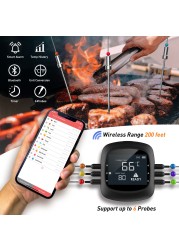 AidMax Pro05 Large LCD Digital Meat Steak Cooking Thermometer for Kitchen Convenience with Storage Travel Shockproof Carry