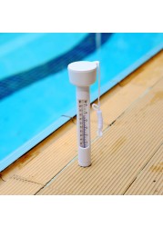 Practical Swimming Pool Floating Thermometer Multifunctional Durable Hot Tub Spa Ponds Temperature Measurement Device