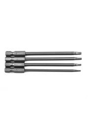 1/4pcs 100mm Hex Magnetic Screwdriver Bit Set Drill Bit Screwdriver Bit 1/4 Inch Hex Shank 1.5/2/2.5/3mm