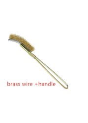 Wire Brush Steel Brass Nylon Polishing Brush For Industry Detail Metal Rust Removal Household Cleaning Hand Tool Rust Removal