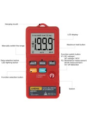 ANENG AN302 Professional Digital Multimeter 7999 Display DC/AC Voltmeter Tester Capacitance Diode NCV Ohm Resistance Hz Test