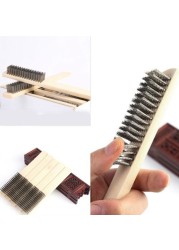 2pcs Barbecue Steel Wire Brush Cleaning Stainless Steel Wire Small Iron Brush Steel Copper Brush Derusting Steel Wire Brush