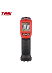 TASI TA605A/B/C ميزان الحرارة الرقمي بالأشعة تحت الحمراء عدم الاتصال Termometro VA لون LCD ضوء إنذار ليزر لتحديد المواقع مقياس الحرارة